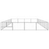 Dog Kennel Silver 430.6 ft² Steel