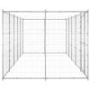 Outdoor Dog Kennel Galvanized Steel 130.2 ft²