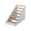 7-Tier Pet Stair, Portable Pet Ramp, Pet Furniture Dog Ladder with Felt Pad, Non-Slip Mat for Couch, Sofa, High Bed, Natural