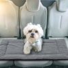 Dog Bed Mat Comfortable Fleece Pet Dog Crate Carpet Reversible Pad Joint Relief L Size