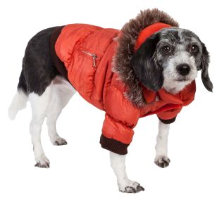 Metallic Fashion Pet Parka Coat (size: X-Small)